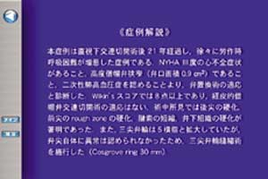 症例解説が表示されます。