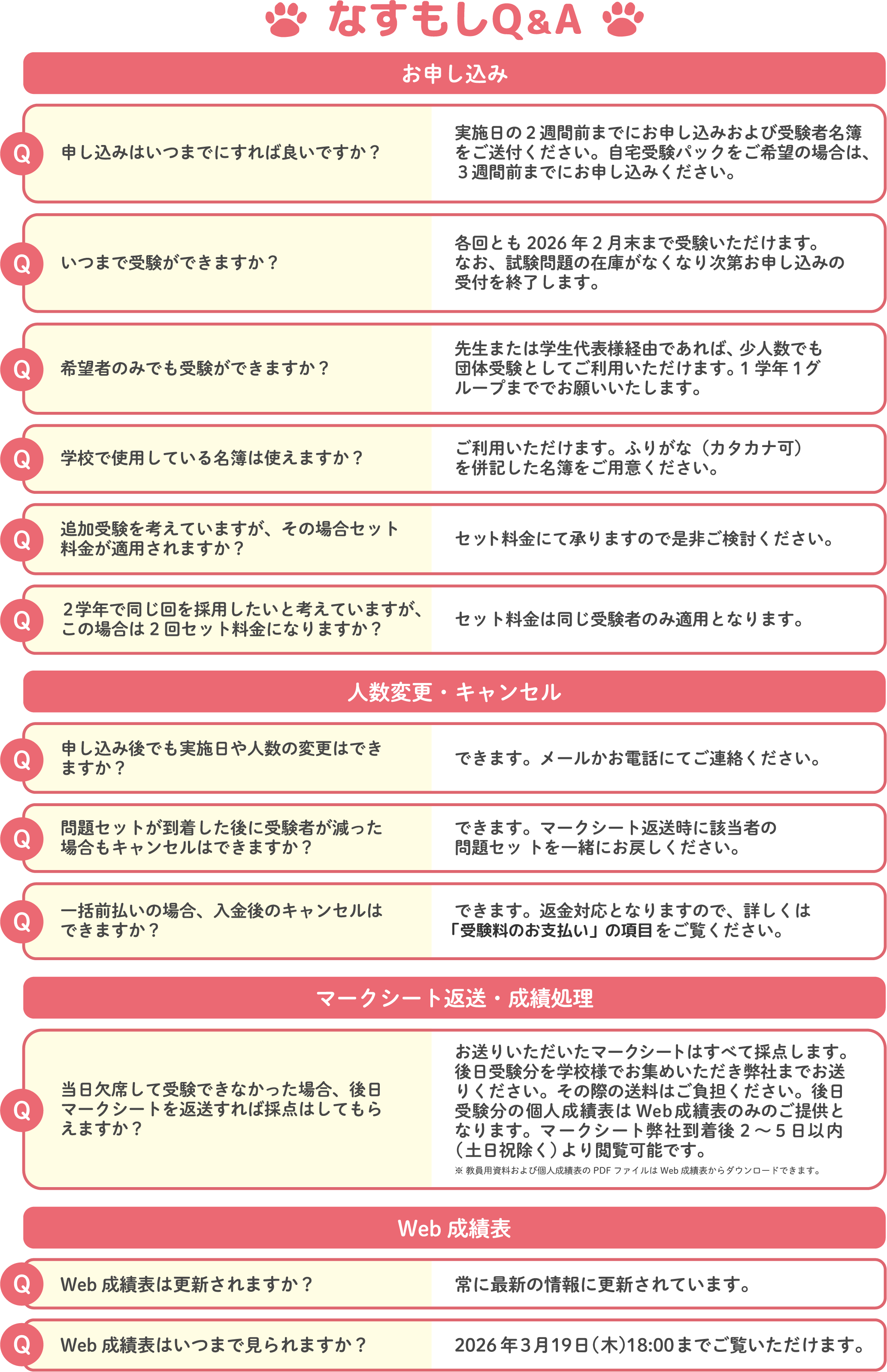 なすもし」団体受験のお申し込み - 看護師・保健師・助産師